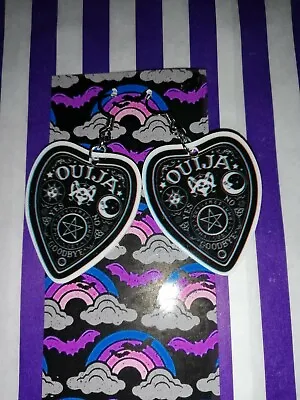 Buy Ouija Planchette Earrings Goth Alternative Fashion Jewellery • 4£