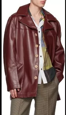 Buy Men's Dean Winchester Leather Jacket Burgundy Coat Supernatural Genuine Leather • 74.66£