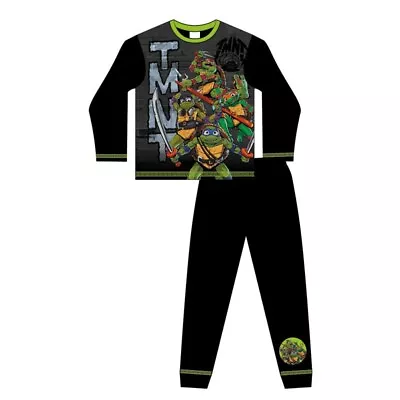 Buy Boys Official Teenage Mutant Ninja Turtles TMNT Pyjamas Pjs Kids Ages 5 6 8 10 • 9.99£