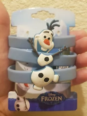 Buy Disney Frozen - Olaf 3pc Jellies In Blue Wristband, New  • 4£