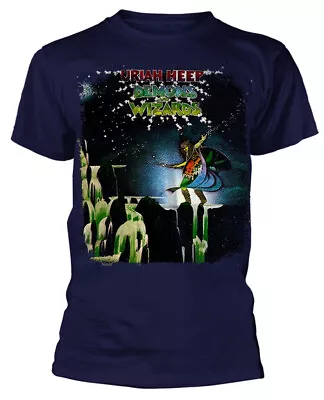 Buy Uriah Heep Demons And Wizards Blue T-Shirt - OFFICIAL • 16.29£