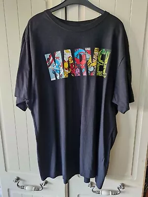 Buy Marvel Black T-Shirt Men's Size XL • 1.99£
