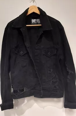 Buy DIESEL Black Men Denim Jacket  Size XL CG ZZ5 • 7.99£