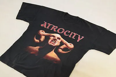 Buy Atrocity T- Shirt Ich Will Blut Vintage 90er 1994 Death Extreme Hevy Metal L-XL • 69.09£