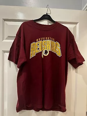 Buy NFL Washington Redskins T-shirt, Large. Reebok Official Merch Size L • 12.99£