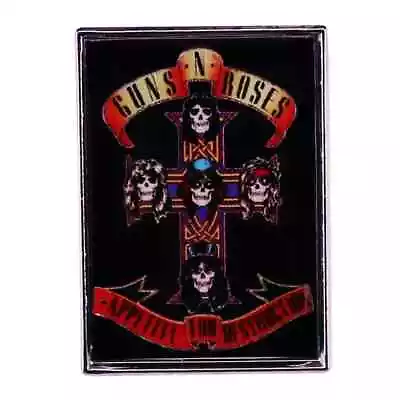 Buy Guns N Roses Appetite For Destruction Enamel Pin Hat Backpack Badge Brooch Merch • 9.40£