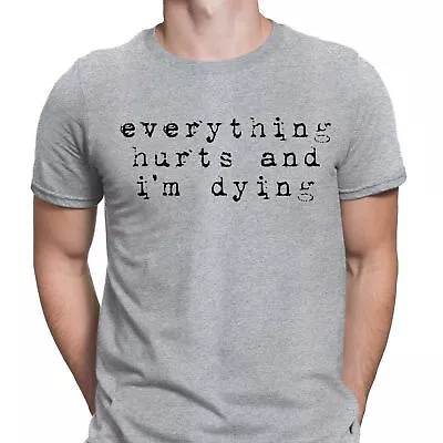 Buy Everything Hurts Gym Fitness Workout Bodybuilding Mens T-Shirts Tee Top #DGV • 13.49£