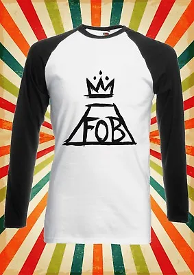 Buy Fall Out Boy FOB Music Band Men Women Long Short Sleeve Baseball T Shirt 101E • 9.95£