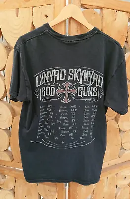 Buy Lynyrd Skynyrd - God & Guns 2010 Rock And Rebels Tour T-Shirt: Size L • 19.95£
