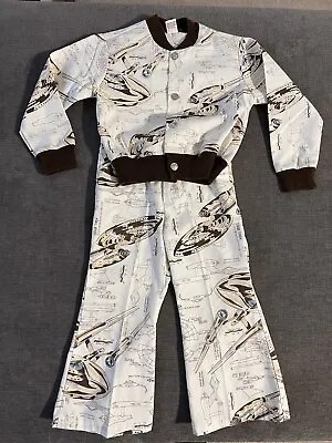 Buy Star Trek Donmoor Vintage 1970's  Jacket & Pants Set  Size 5 Super Clean! • 94.98£