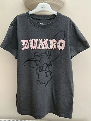 Buy Primark Women’s/Girls Disney Dark Grey Dumbo T Shirt Size 2XS 4-6 Worn Once • 5£