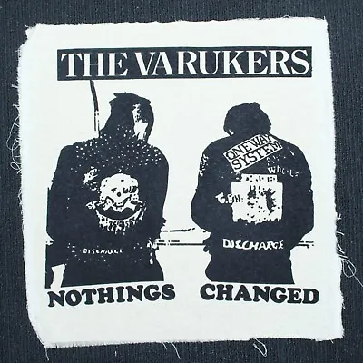Buy THE VARUKERS LARGE BACK PATCH Hardcore Punk Rock D-Beat Sew On • 13.50£