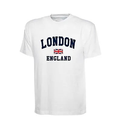 Buy UK London - England Union Jack Tshirt - All Sizes For Adult And Children - D08 • 7.99£