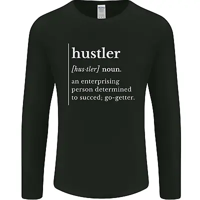 Buy Hustler Definition Hustle Mens Long Sleeve T-Shirt • 11.99£