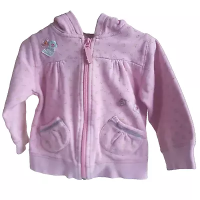 Buy NEXT Baby Girls Hooded Jacket Age 18-24 Months Pink Flowers 1.5 - 2 Years Summer • 2.99£