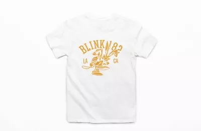 Buy Blink 182 Band Collage Mascot LA Ca White T-Shirt Unisex Size Large • 11.99£