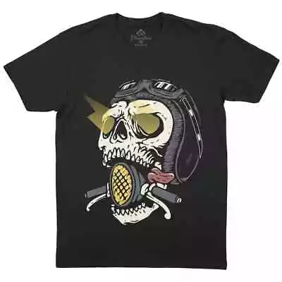 Buy Skull Biker Mens T-Shirt Motorcycles Ghost Rider Grim Reaper Skeleton P815 • 11.99£