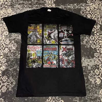 Buy Marvel Mad Engine Men’s T-shirt With 1st Appearance Comics Print  • 20£