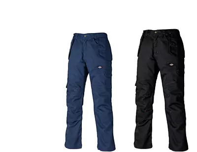 Buy Dickies Redhawk Pro Work Trousers Knee Pad Cargo WD801 Colours Black Or Blue • 32.95£