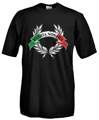 Buy Jersey Italy Patria Our A102 Tricolour Patria Ultras T-Shirt Cotton Flag • 12.96£