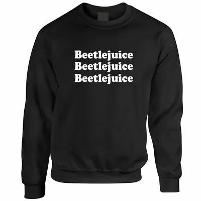 Buy BeetleJuice Jumper Halloween Costume Horror Movie Sweatshirt Long Sleeve  • 19.99£