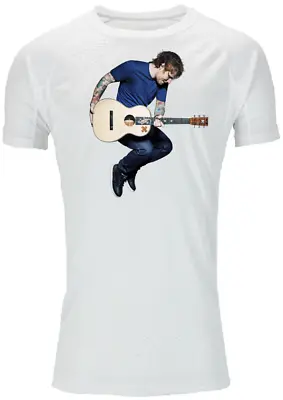 Buy Ed Sheeran Printed T-Shirt 100% Polyester Sports Shirt • 14.99£