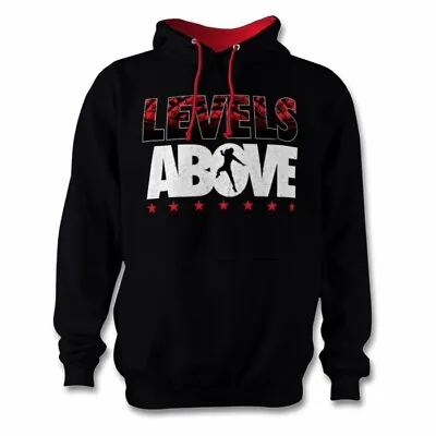 Buy Roman Reigns Levels Above - God Mode  Hoodie Black W/red • 39.99£