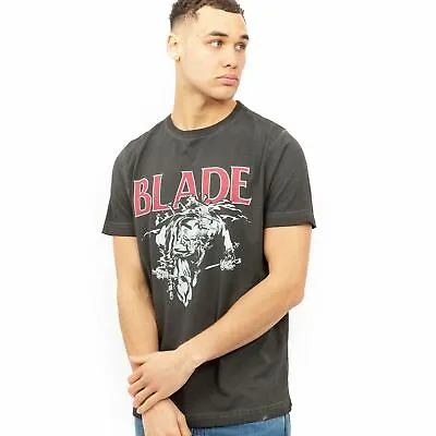 Buy Official Marvel Mens Blade Strike T-shirt Black S-XXL • 10.49£