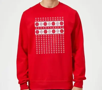Buy NEW Marvel Deadpool Red Christmas Xmas Jumper Sweater Sweatshirt Pullover Top S • 9.99£