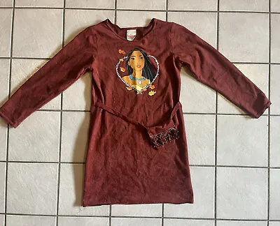Buy Vintage Disney Pocahontas Long Sleeve Polyester Shirt W/ Pouch. Size 12 USA Made • 19.29£