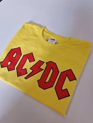 Buy ACDC Kids T Shirt-Official-Logo-Yellow • 13.95£