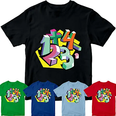 Buy Number Day T-Shirts National Maths Day School Boys Girl Top #ND #12 • 7.59£