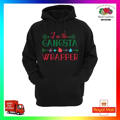 Buy Gangsta Wrapper Hoodie Hoody Xmas Christmas Gangster Rapper Unisex Hiphop Cute • 24.99£