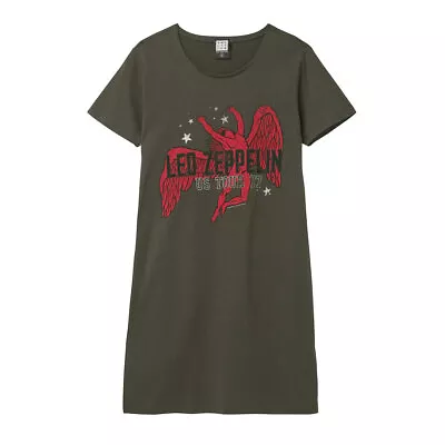 Buy Amplified Womens/Ladies Icarus Led Zeppelin T-Shirt Dress GD478 • 33.59£