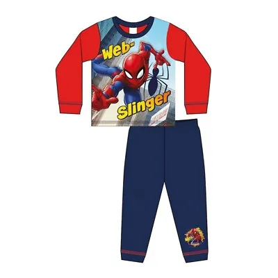 Buy Official Marvel Spider-Man Pyjamas Pajamas Pjs Kids Boys Children's Age 2 3 4 5 • 7.99£