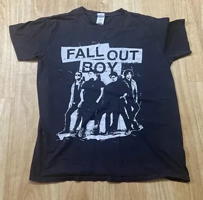 Buy Fall Out Boy T Shirt Medium Save Rock And Roll Tour Black Cotton Rock Band • 34.99£