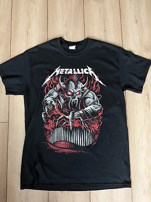 Buy Metallica T-shirt Size M / Hardwired Tour Shirt Black / M72 • 20£