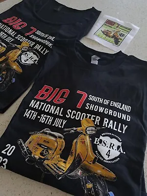 Buy Big 7 National Scooter Rally 2023 Merchandise ◉ Patches ◉ T Shirts ◉ Vest Tops • 18£