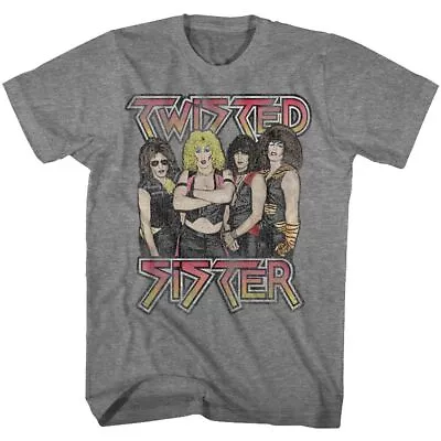Buy Twisted Sister - Sister - Short Sleeve - Heather - Adult - T-Shirt • 32.82£