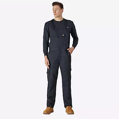 Buy Dickies Everyday Mens Coveralls Work Safety Clothing Bib And Braces Navy • 47.49£
