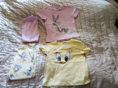 Buy Girls Looney Tunes Pyjamas Size 4-5yrs.Lovely Condition. • 3.49£