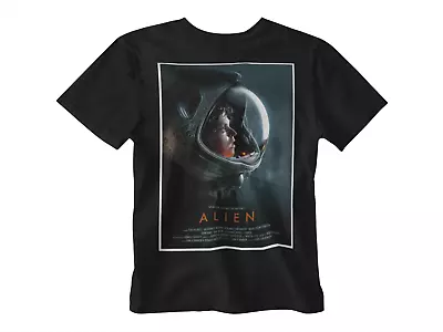 Buy Aliens Movie Tshirt Poster Design Film Space Classic Cult Film Yolo Tumblr BLACK • 10.23£