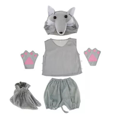 Buy Children Kids Pajamas Wolves Unisex Cosplay Animal Costume Cute Nightwear • 14.35£