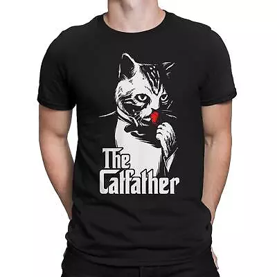 Buy Cat Father T-shirt For Men | Father's Day | Cat Lovers | Cat Dad Christmas Gift • 12.99£