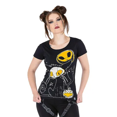 Buy Cupcake Cult Spooky Cat T-Shirt (Black/Orange) • 19.99£
