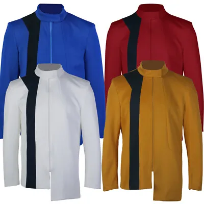 Buy For Discovery 4 Yellow Blue White Red Starfleet Uniforms Male Jacket Costumes • 34£