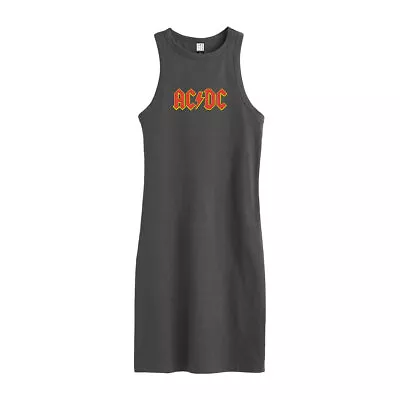 Buy Amplified Womens/Ladies AC/DC Slim Sleeveless Dress GD1126 • 38.59£