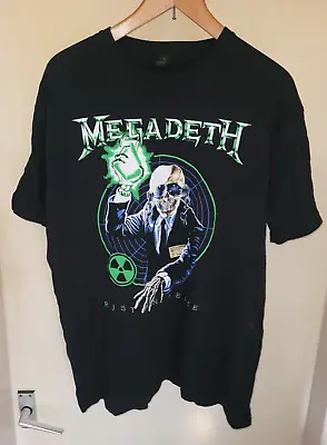 Buy Megadeth T Shirt Rust In Peace Vic Target RIP Anniversary Size XL Thrash Metal • 14.99£