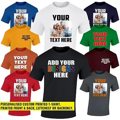 Buy Personalised Custom Printed T Shirt Your Text Logo Stag Do Hen Party Unisex Top • 4.99£