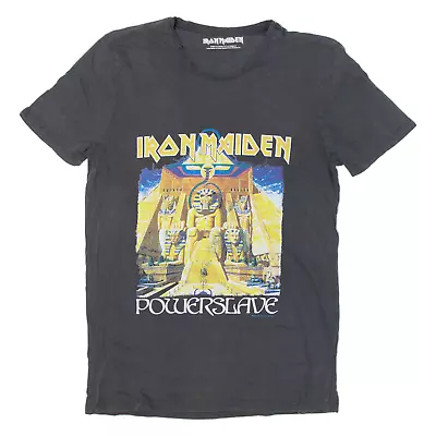 Buy IRON MAIDEN Powerslave Mens Band T-Shirt Grey S • 11.99£
